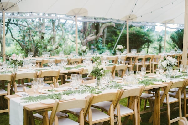 PapaKata Sperry Tent with Beech Folding Chairs