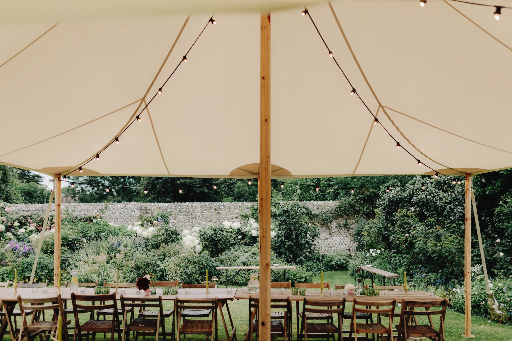 PapaKata Sperry Tent with Festoon Lights