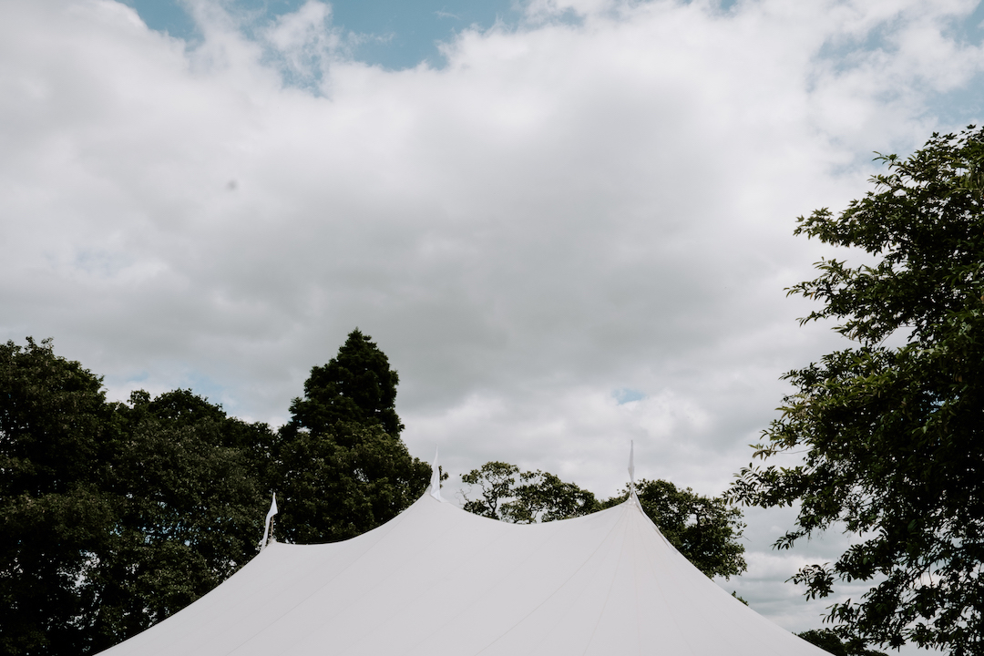 Fiona & Myles Stunning PapaKåta Sperry Tent Wedding in York, North Yorkshire. Photographed by Kieran Paul Photography; Sperry Tent Flags