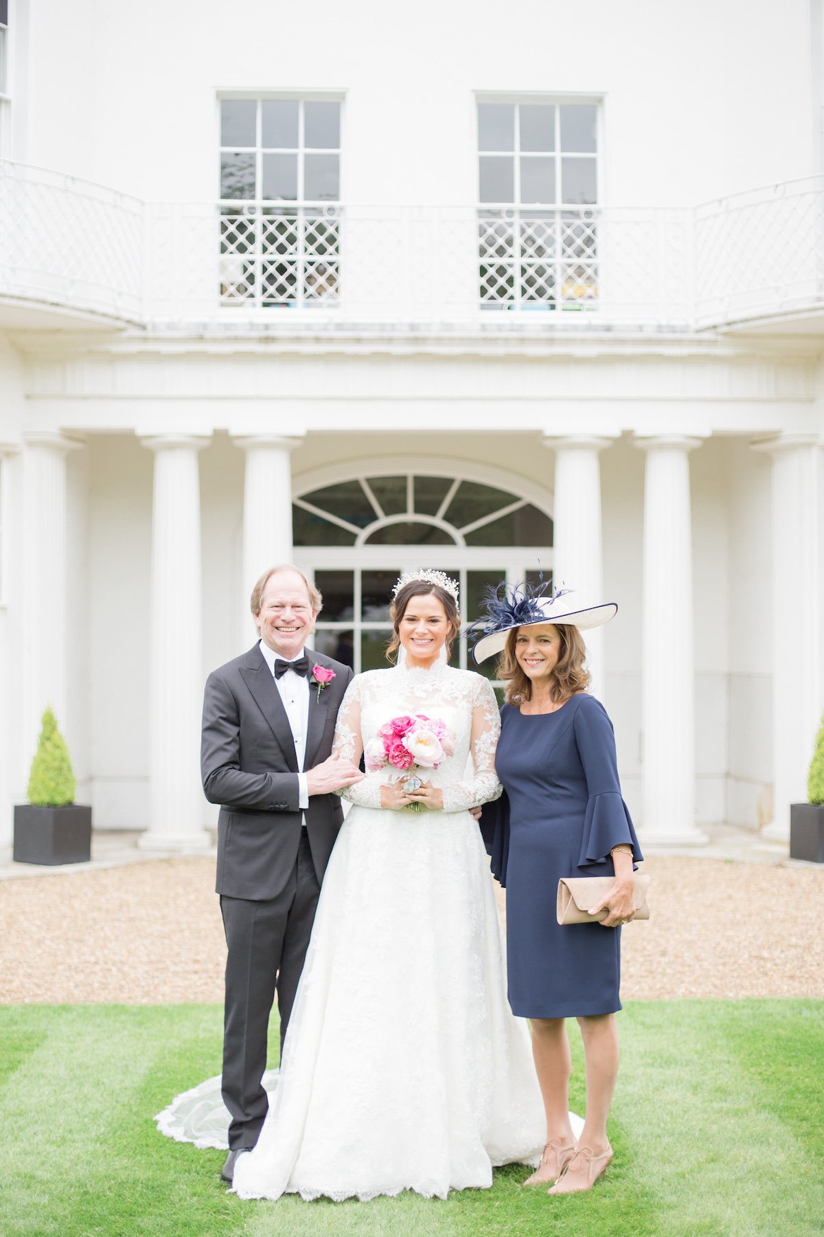 Hannah & Tom Stunning PapaKåta Sperry Tent Wedding in West Horsley, Surrey. Captured Beautifully by Helen Warner Photography; Mother & Father of the Bride