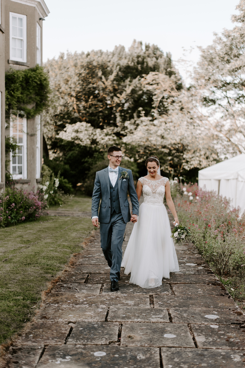 Fiona & Myles Stunning PapaKåta Sperry Tent Wedding in York, North Yorkshire. Photographed by Kieran Paul Photography; The Bride and Groom