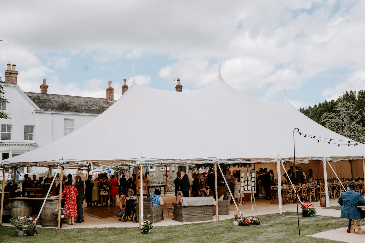 Fiona & Myles Stunning PapaKåta Sperry Tent Wedding in York, North Yorkshire. Photographed by Kieran Paul Photography; Outdoor British Wedding
