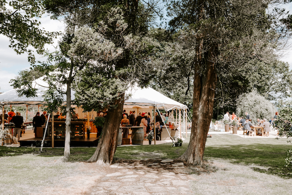 Fiona & Myles Stunning PapaKåta Sperry Tent Wedding in York, North Yorkshire. Photographed by Kieran Paul Photography; Glorious Sunny Sperry Tent Wedding