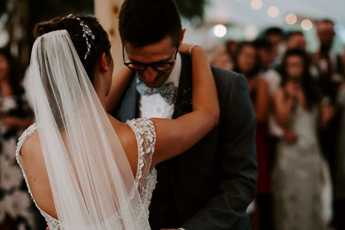 Fiona & Myles Stunning PapaKåta Sperry Tent Wedding in York, North Yorkshire. Photographed by Kieran Paul Photography; Wedding Dress Details