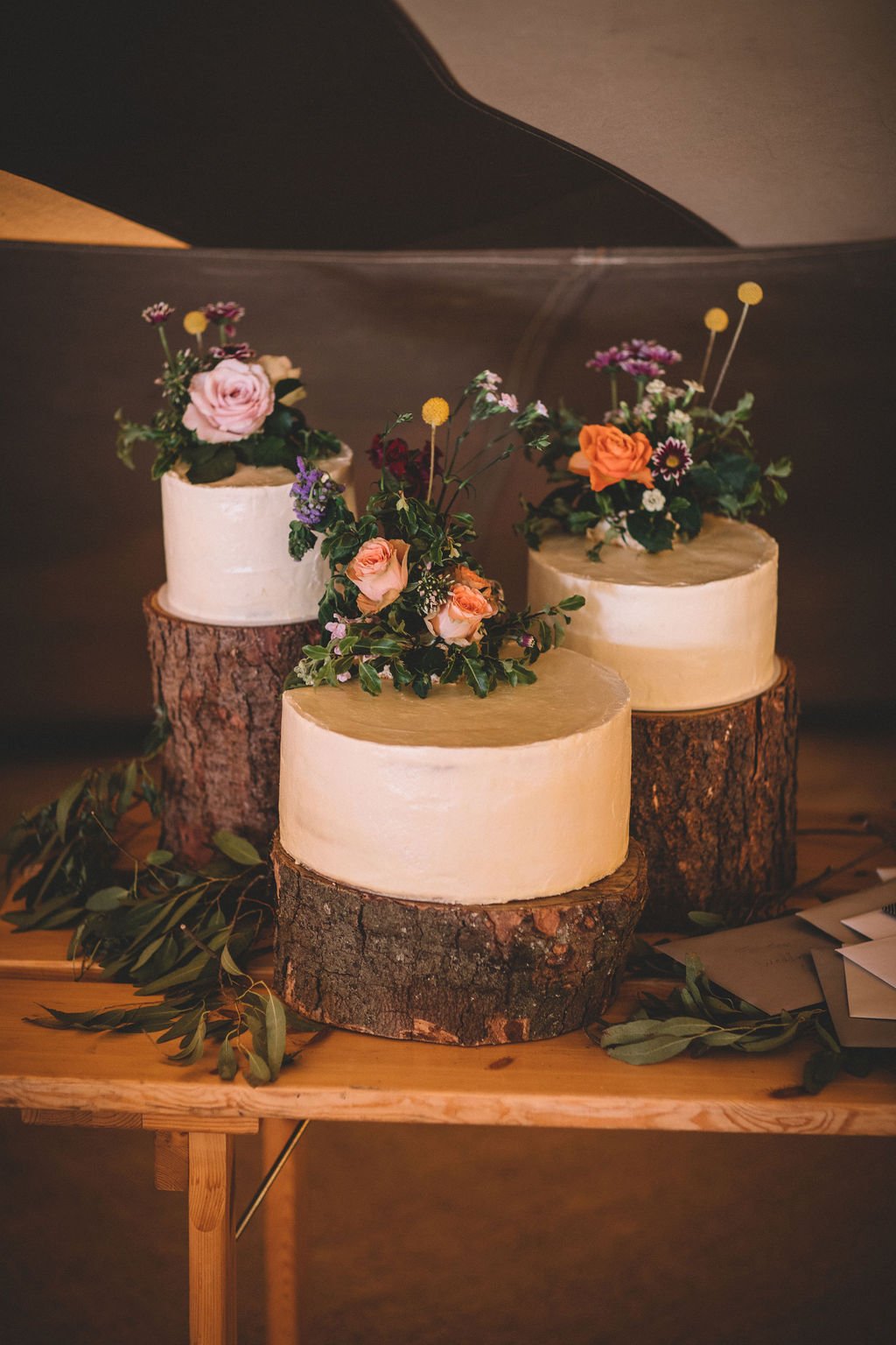 Charlotte & Joe PapaKåta Tipi Tent Wedding, North Yorkshire, Lumiere Photography; Wedding Cakes