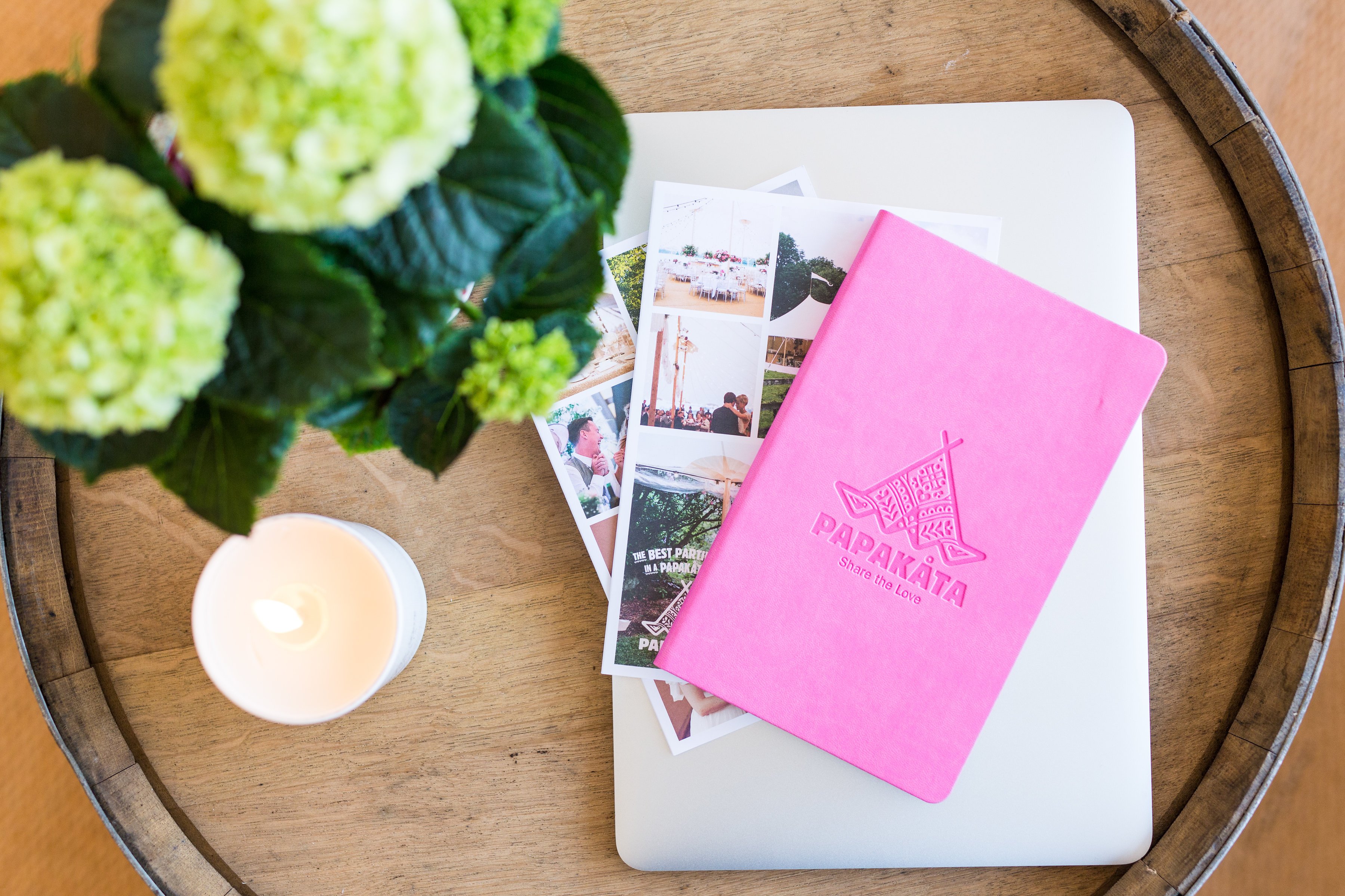 Pink PapaKåta Autumn Open Weekend Planner by Natasha Cadman Photography