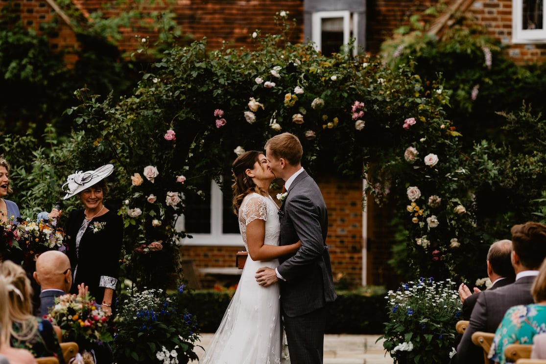 Jess & James stunning PapaKåta Sperry & Tipi Tent Wedding in Aldworth, Berkshire. Photographed beautifully by Benjamin Stuart Photography; Kiss the Bride