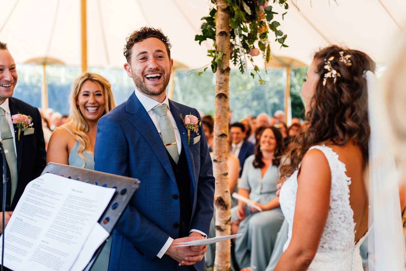 Alana & Adam Stunning PapaKåta Sperry Tent Wedding in Huntingdon, Cambridgeshire. Photography by Aaron Collett; Love & Laughter