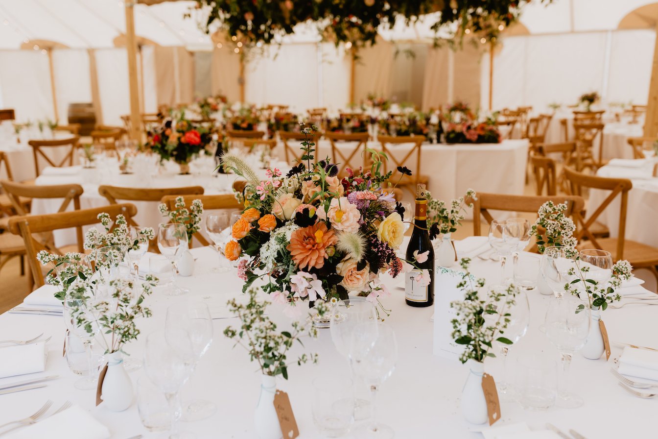 Jess & James stunning PapaKåta Sperry & Tipi Tent Wedding in Aldworth, Berkshire. Photographed beautifully by Benjamin Stuart Photography; Wedding Decor Inspiration