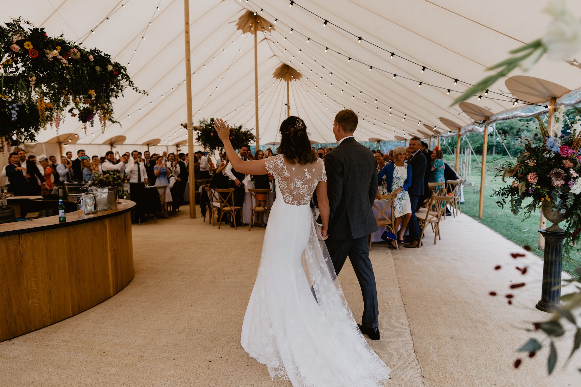 Jess & James stunning PapaKåta Sperry & Tipi Tent Wedding in Aldworth, Berkshire. Photographed beautifully by Benjamin Stuart Photography; Bride & Groom