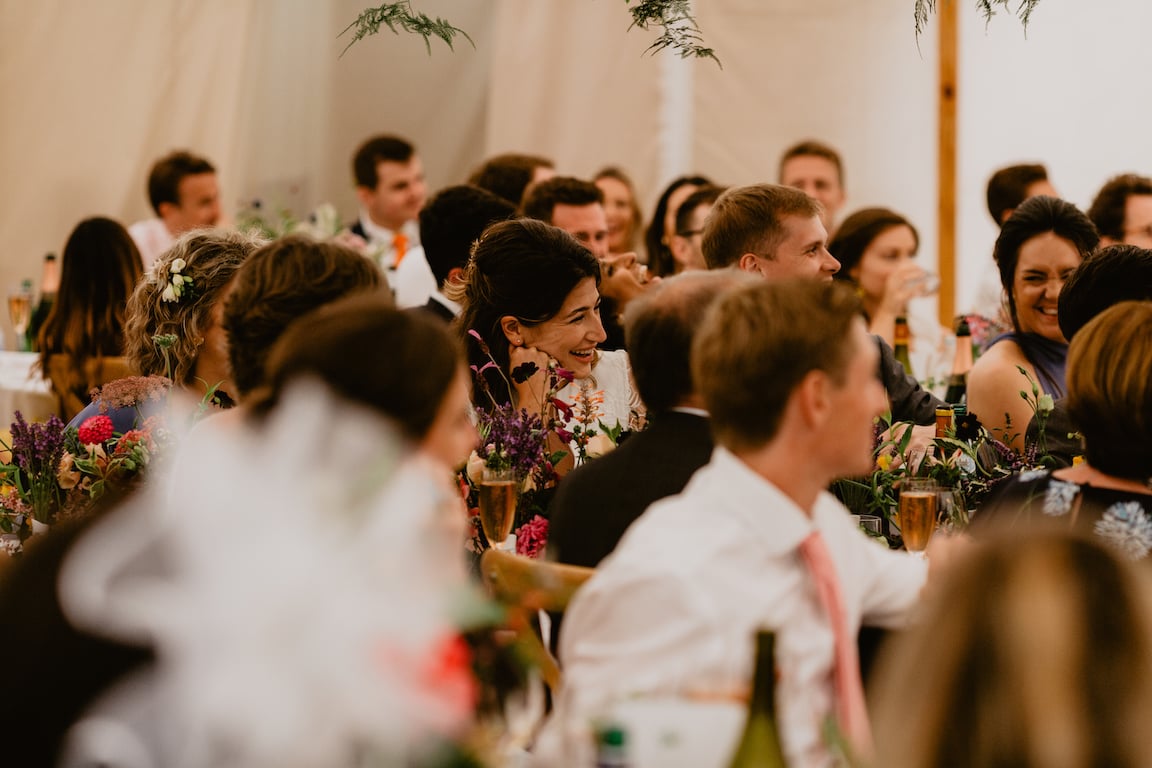 Jess & James stunning PapaKåta Sperry & Tipi Tent Wedding in Aldworth, Berkshire. Photographed beautifully by Benjamin Stuart Photography; Speeches