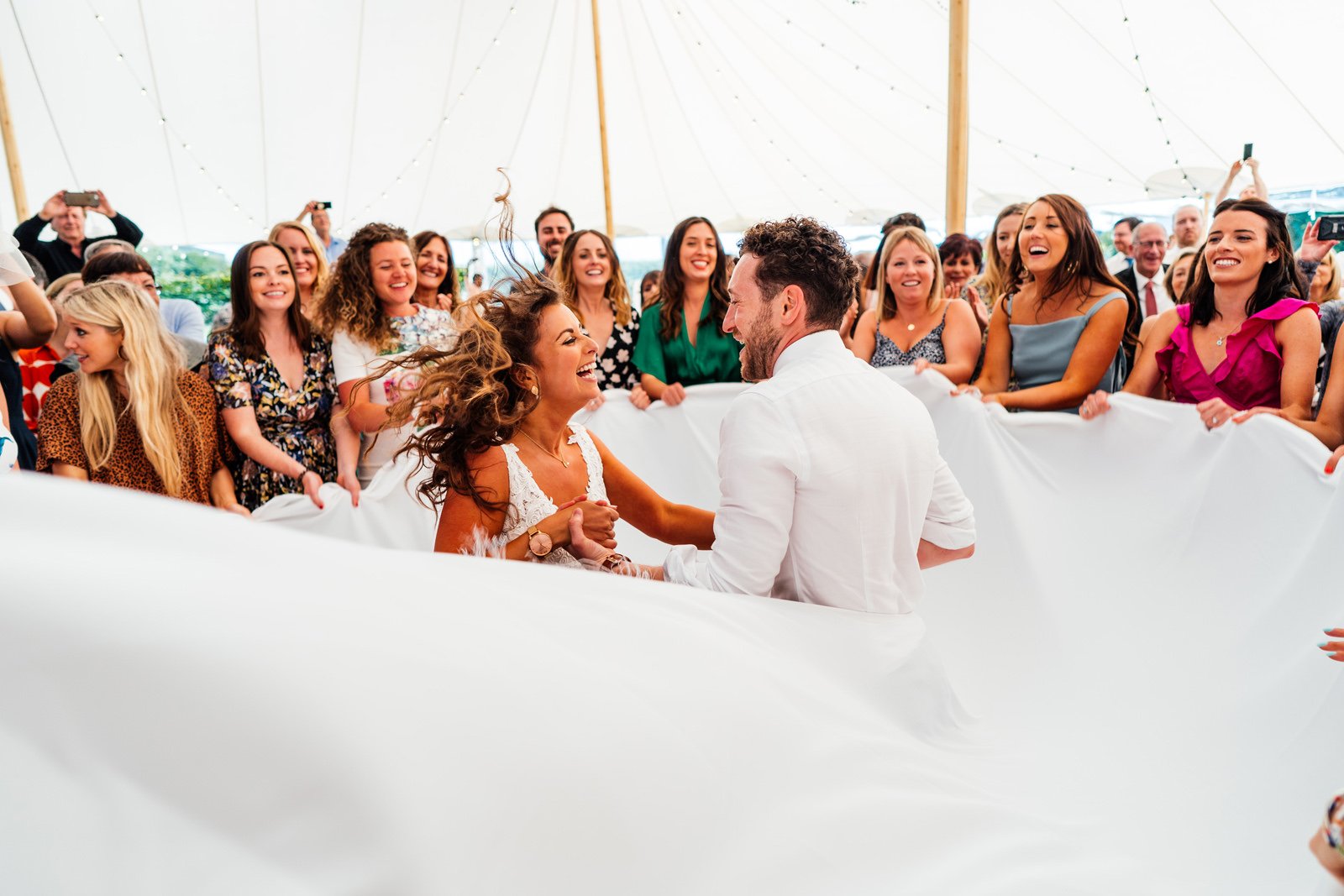 Alana & Adam Stunning PapaKåta Sperry Tent Wedding in Huntingdon, Cambridgeshire. Photography by Aaron Collett; The new Mr & Mrs