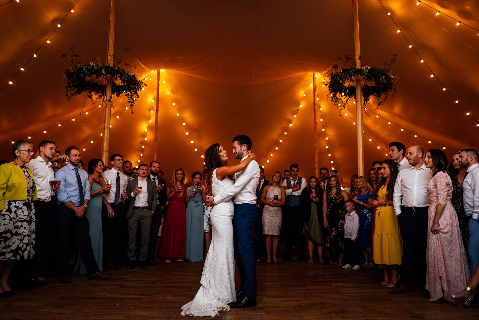 Alana & Adam Stunning PapaKåta Sperry Tent Wedding in Huntingdon, Cambridgeshire. Photography by Aaron Collett; First Dance