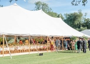 Amanda & Jono PapaKåta Sperry Tent Wedding, Rockley Manor, Flo Brooks Photography; Sperry Exterior