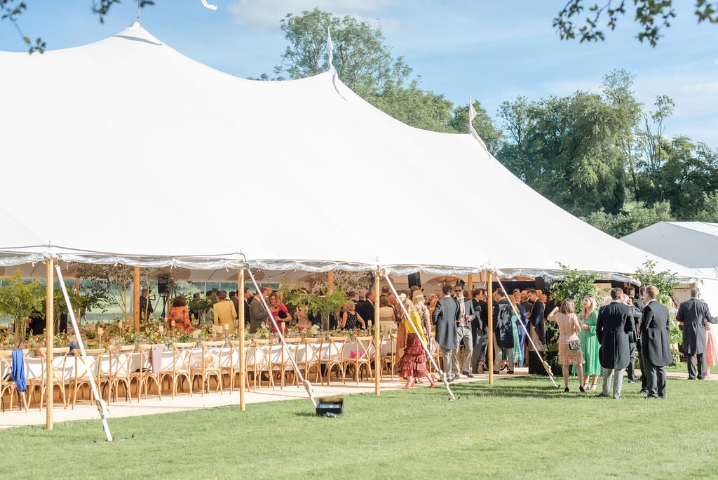 Amanda & Jono PapaKåta Sperry Tent Wedding, Rockley Manor, Flo Brooks Photography; Sperry Exterior