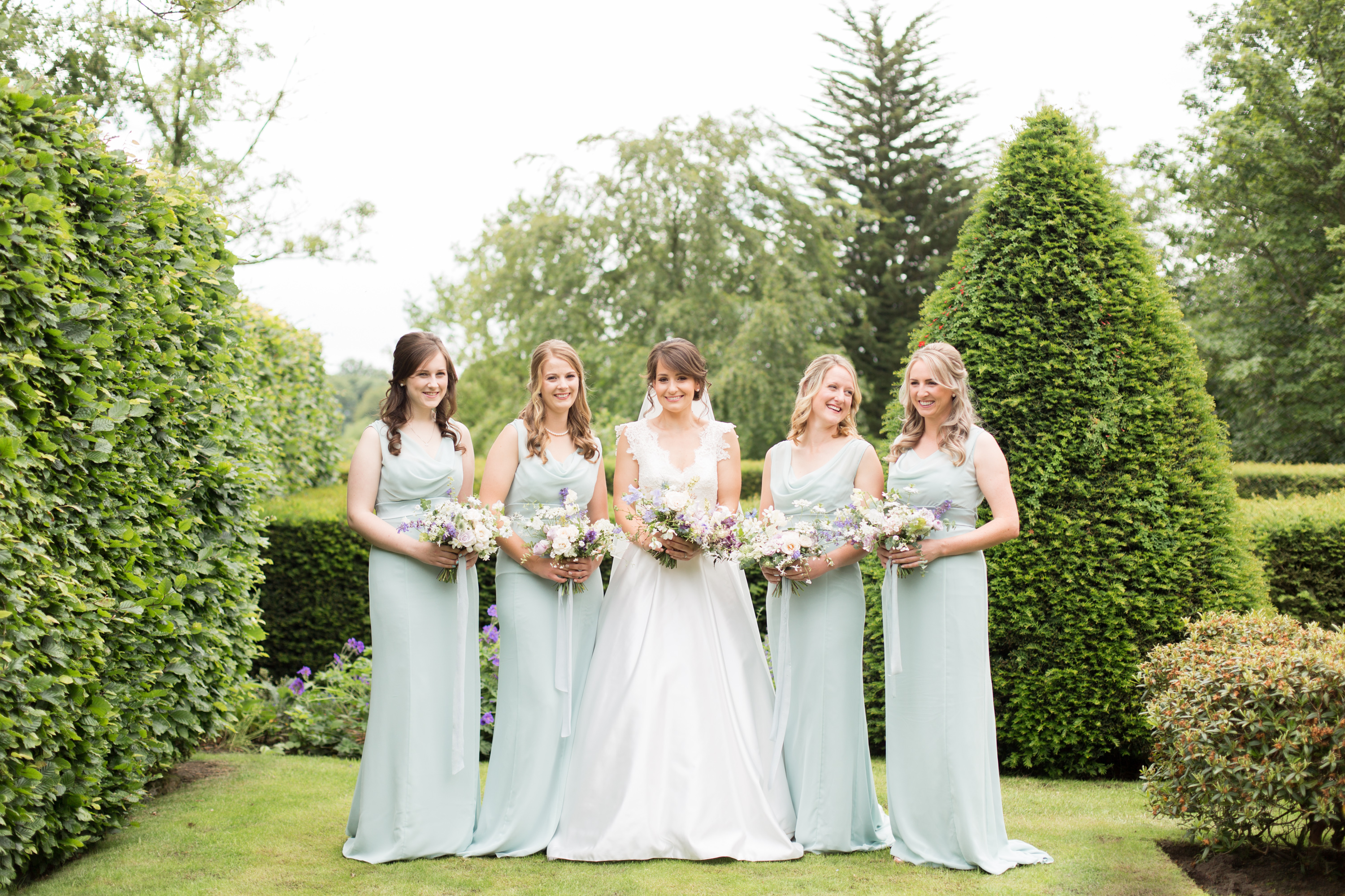Jess & Rob's stunning PapaKåta Tipi Tent Wedding in Ilkley, West Yorkshire. Photography by Helen Warner; Bridesmaids