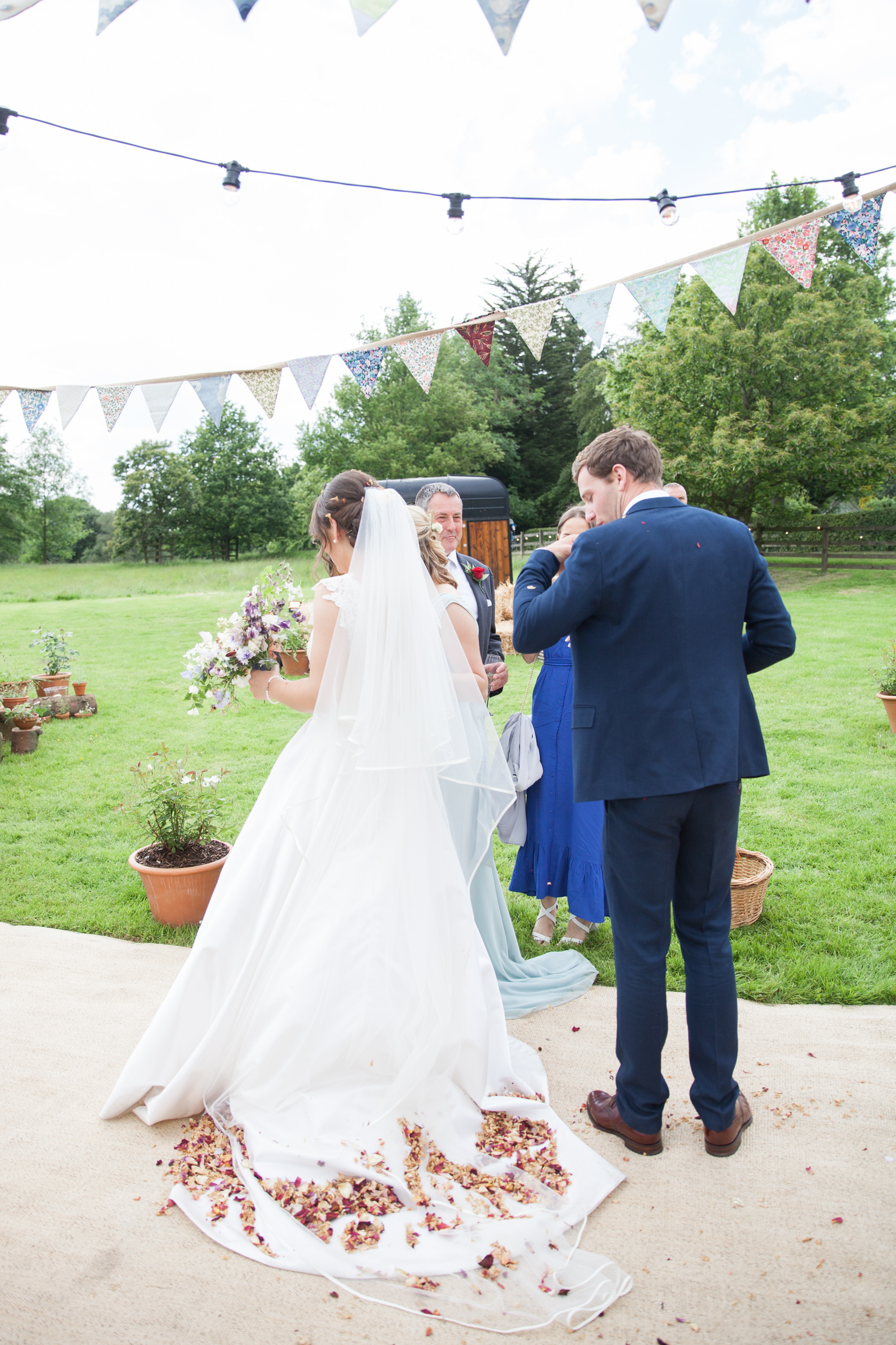 Jess & Rob's stunning PapaKåta Tipi Tent Wedding in Ilkley, West Yorkshire. Photography by Helen Warner; Covered in Confetti!