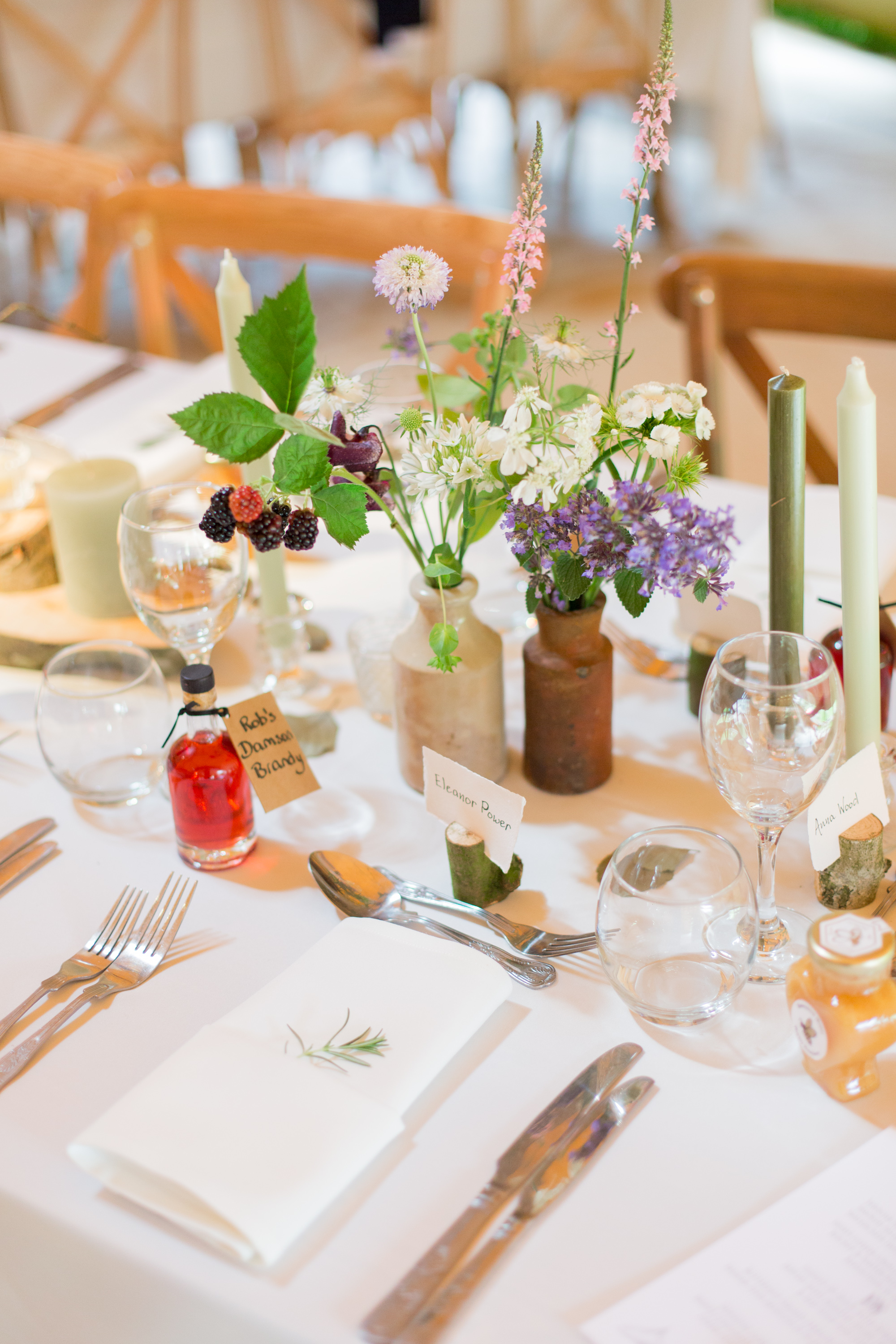 Jess & Rob's stunning PapaKåta Tipi Tent Wedding in Ilkley, West Yorkshire. Photography by Helen Warner; Table Set Up