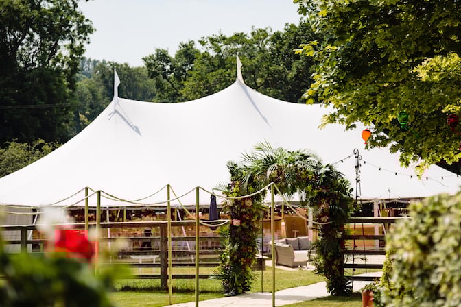 Sophie & Elliot Stunning PapaKåta Sperry Tent Wedding in Oldbury Village, Shropshire. Photographed by Andy Li Photography; Beautiful Sperry Tent Entrance Sophie & Elliot Stunning PapaKåta Sperry Tent Wedding in Oldbury Village, Shropshire. Photographed by Andy Li Photography; Beautiful Sperry Tent Entrance