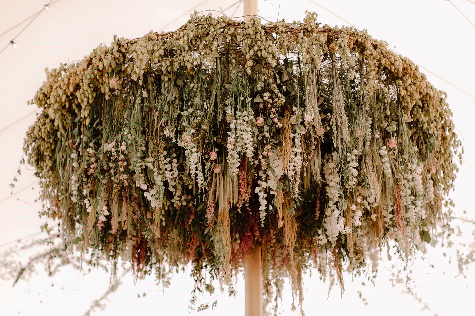 Sophie & James Gorgeous PapaKåta Sperry Tent Wedding in Cambridgeshire, Photographed by Beccy Goddard Photography; Incredible Floral Display