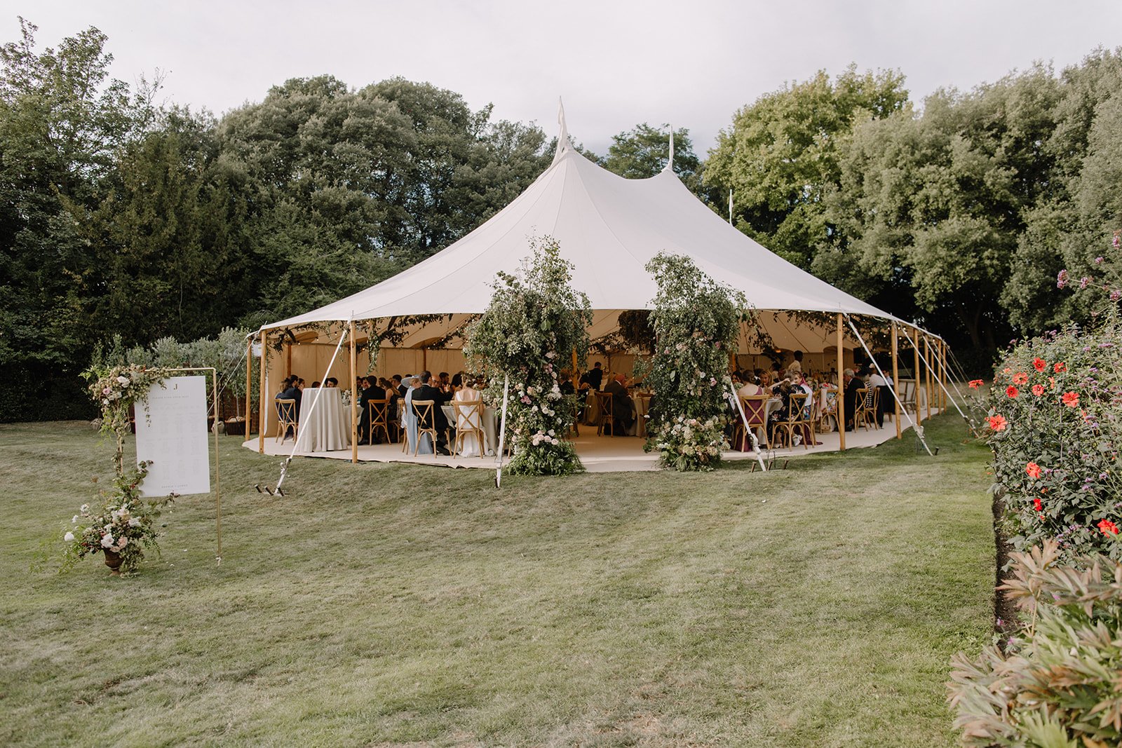 Sophie & James Gorgeous PapaKåta Sperry Tent Wedding in Cambridgeshire, Photographed by Beccy Goddard Photography; Stunning Sperry Exterior