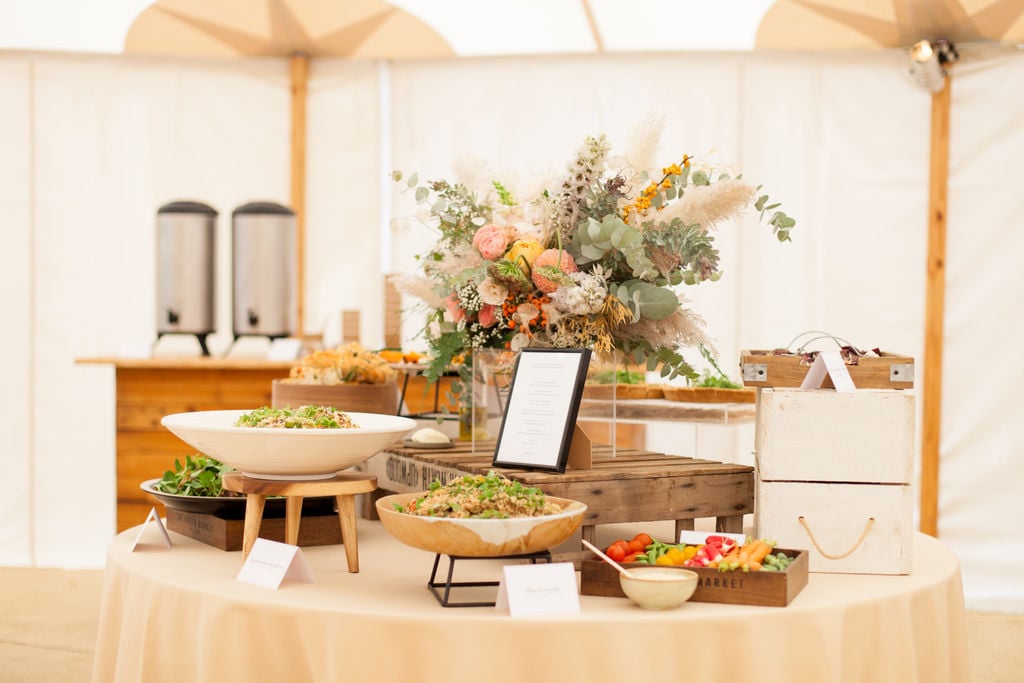 PapaKåta Autumn Open Weekend 2019 Sperry Tent, Photographed by Helen Warner Photography; Goose & Berry Grazing Table