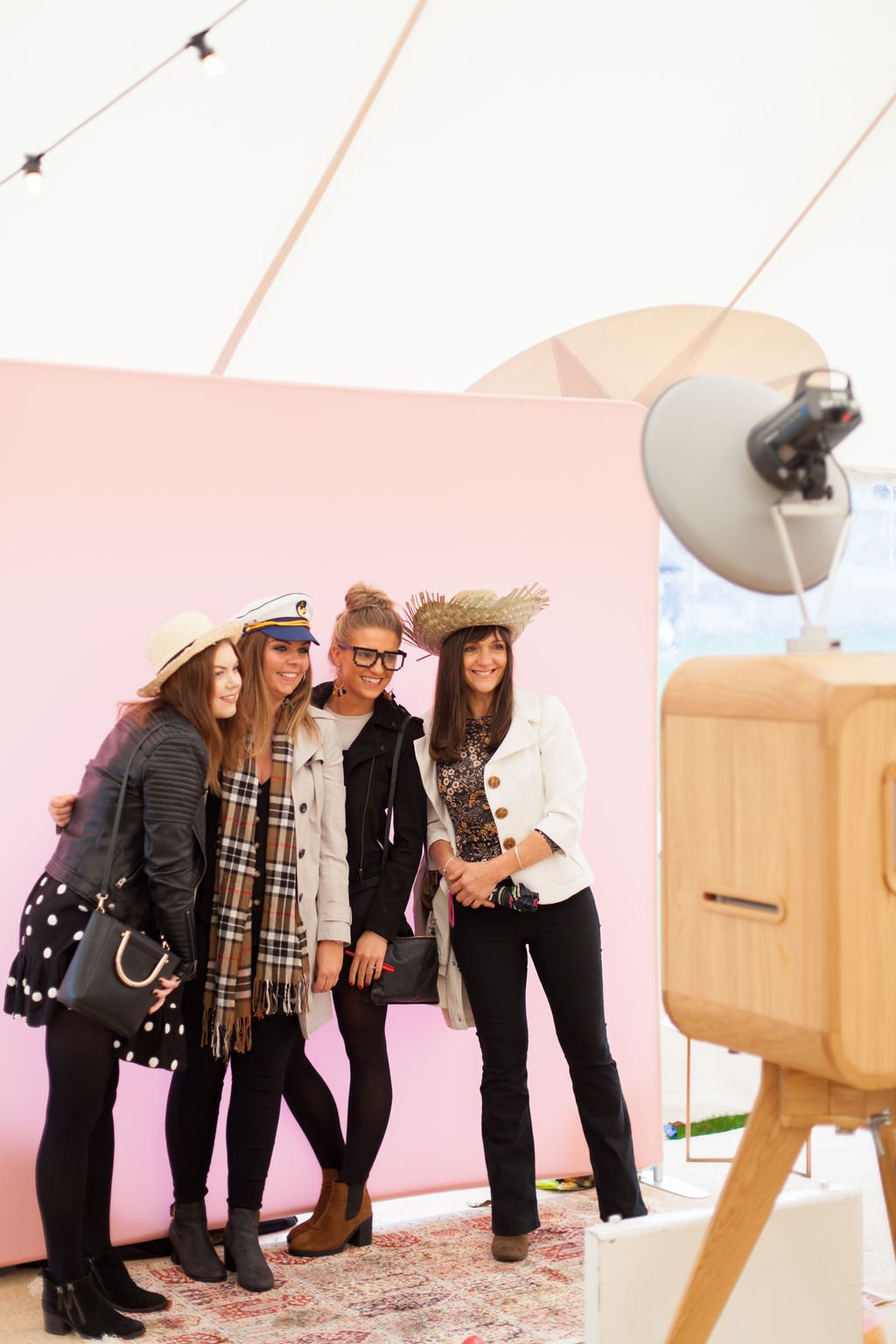 PapaKåta Autumn Open Weekend 2019 Sperry Tent, Photographed by Helen Warner Photography; Photo Booth Fun! Booth by Booth Revolution