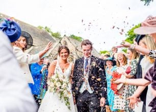 Fi & James PapaKåta Sperry Tent Wedding at Newby Hall in Yorkshrie. Photographed by Joe Dodsworth Photography; The Happy Couple!
