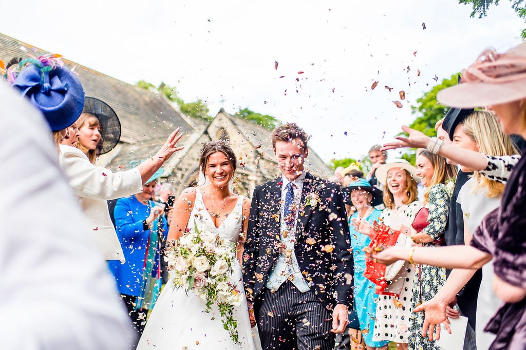 Fi & James PapaKåta Sperry Tent Wedding at Newby Hall in Yorkshire. Photographed by Joe Dodsworth Photography; The Happy Couple!