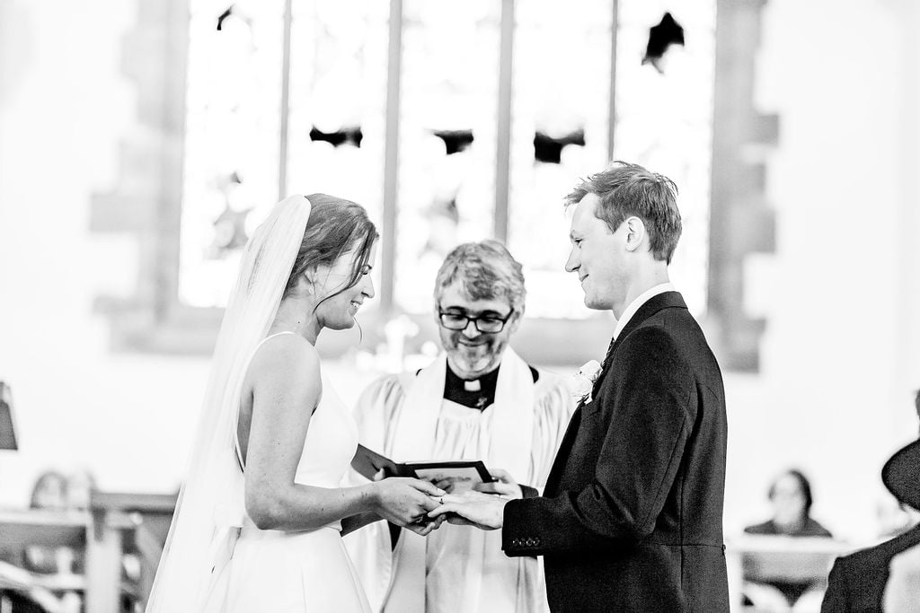 Fi & James PapaKåta Sperry Tent Wedding at Newby Hall in Yorkshire. Photographed by Joe Dodsworth Photography; Bride & Groom