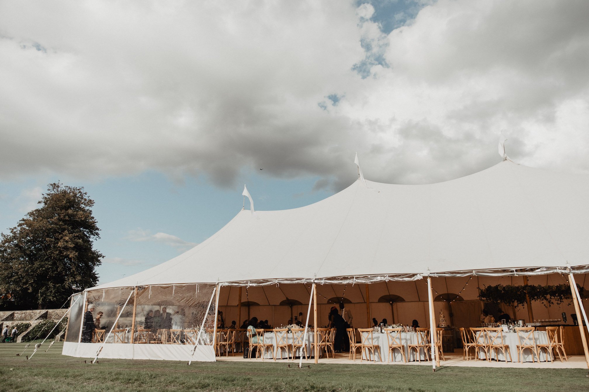 Isabel & Ope Stunning PapaKåta Sperry Tent Wedding at Buckhurst Park, Withyham. Photography by Ben & Kadin; Stunning Sperry Tent