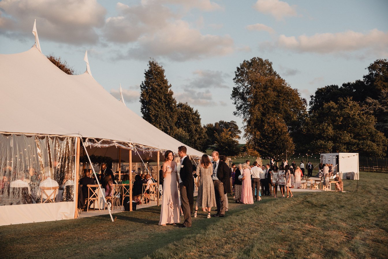 Isabel & Ope Stunning PapaKåta Sperry Tent Wedding at Buckhurst Park, Withyham. Photography by Ben & Kadin; Wedding Guests