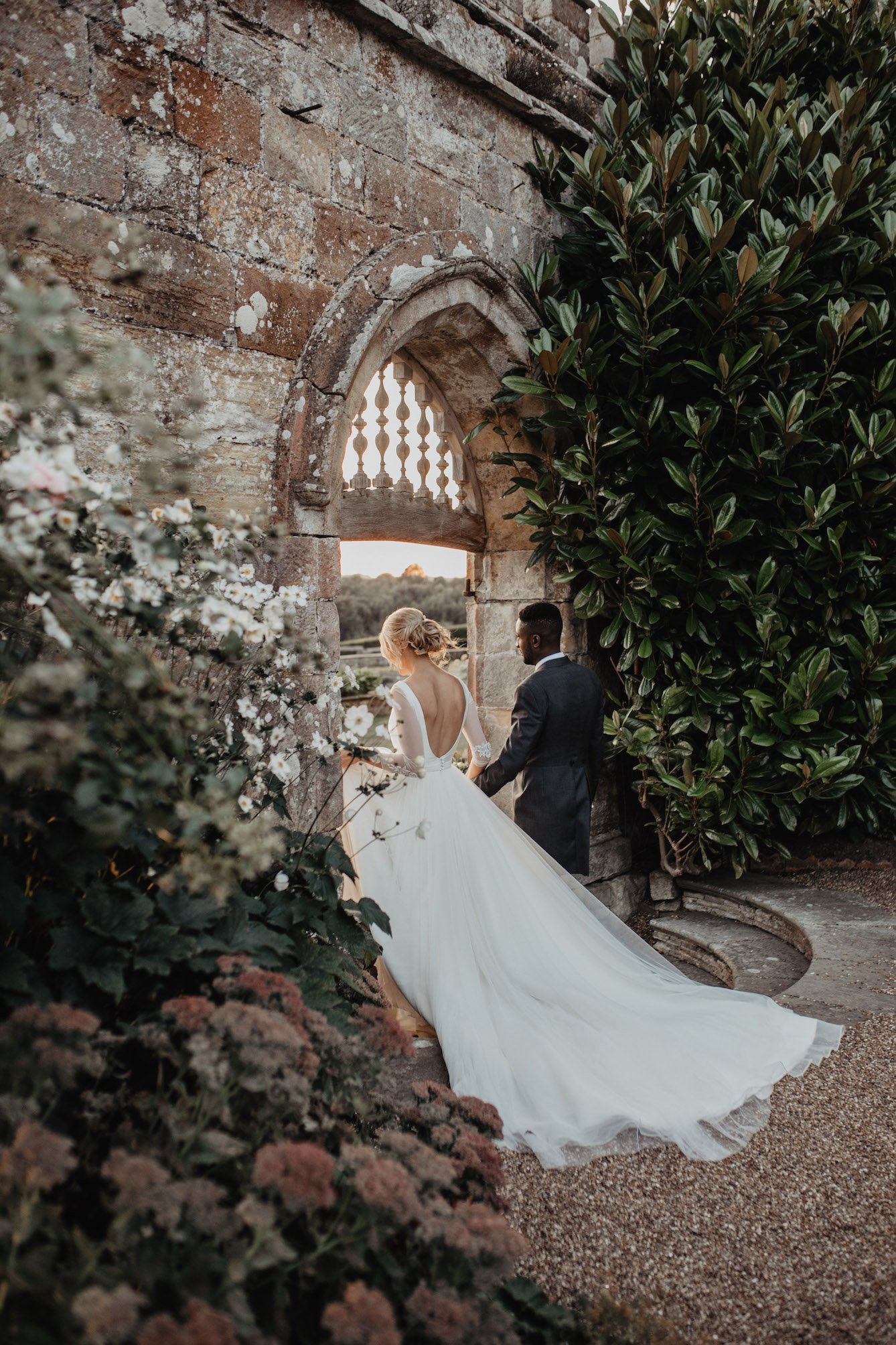 Isabel & Ope Stunning PapaKåta Sperry Tent Wedding at Buckhurst Park, Withyham. Photography by Ben & Kadin; Stunning Wedding Dress