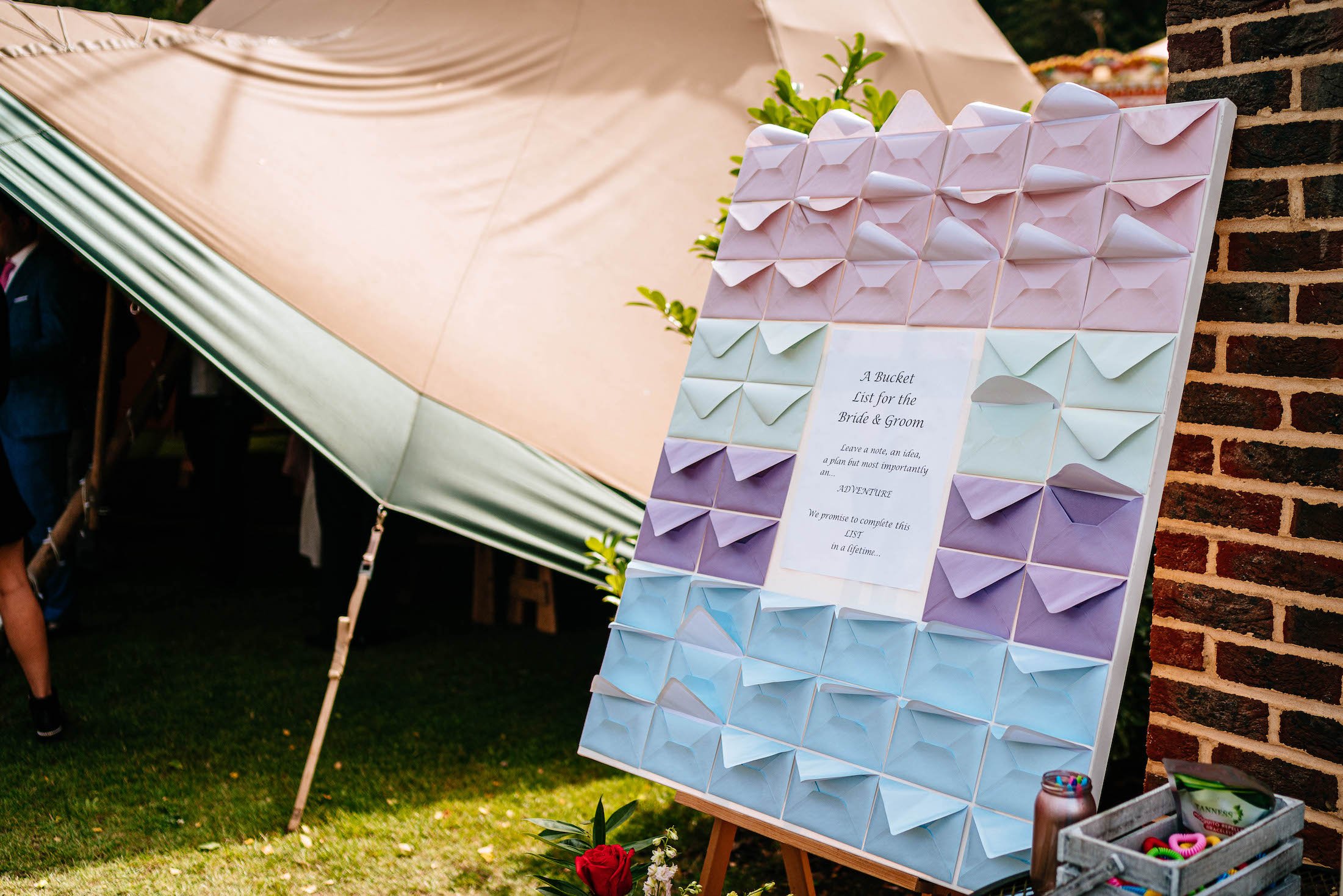 Tara & Garry Beautiful PapaKåta Sperry Tent & Naked Tipi Wedding in Virginia Water, Sarah Legge Photography; Tipi Set Up