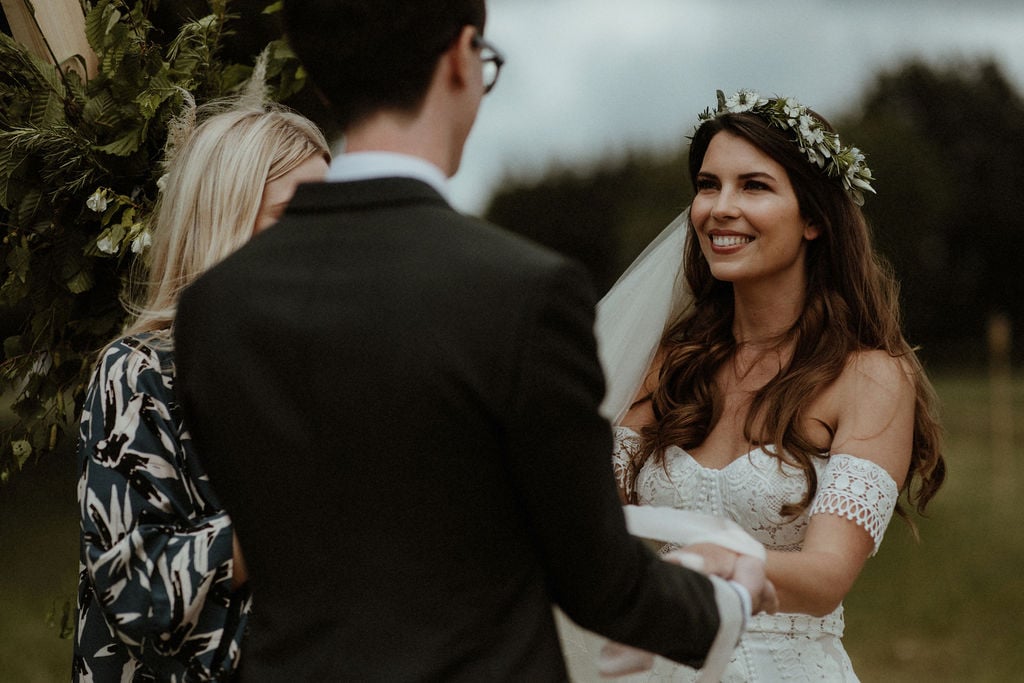 Georgie & Will Stunning PapaKåta Tipi Tent Wedding near Henley-on-Thames, Oxfordshire. Captured beautifully by Olivia & Dan Photography; Mr & Mrs