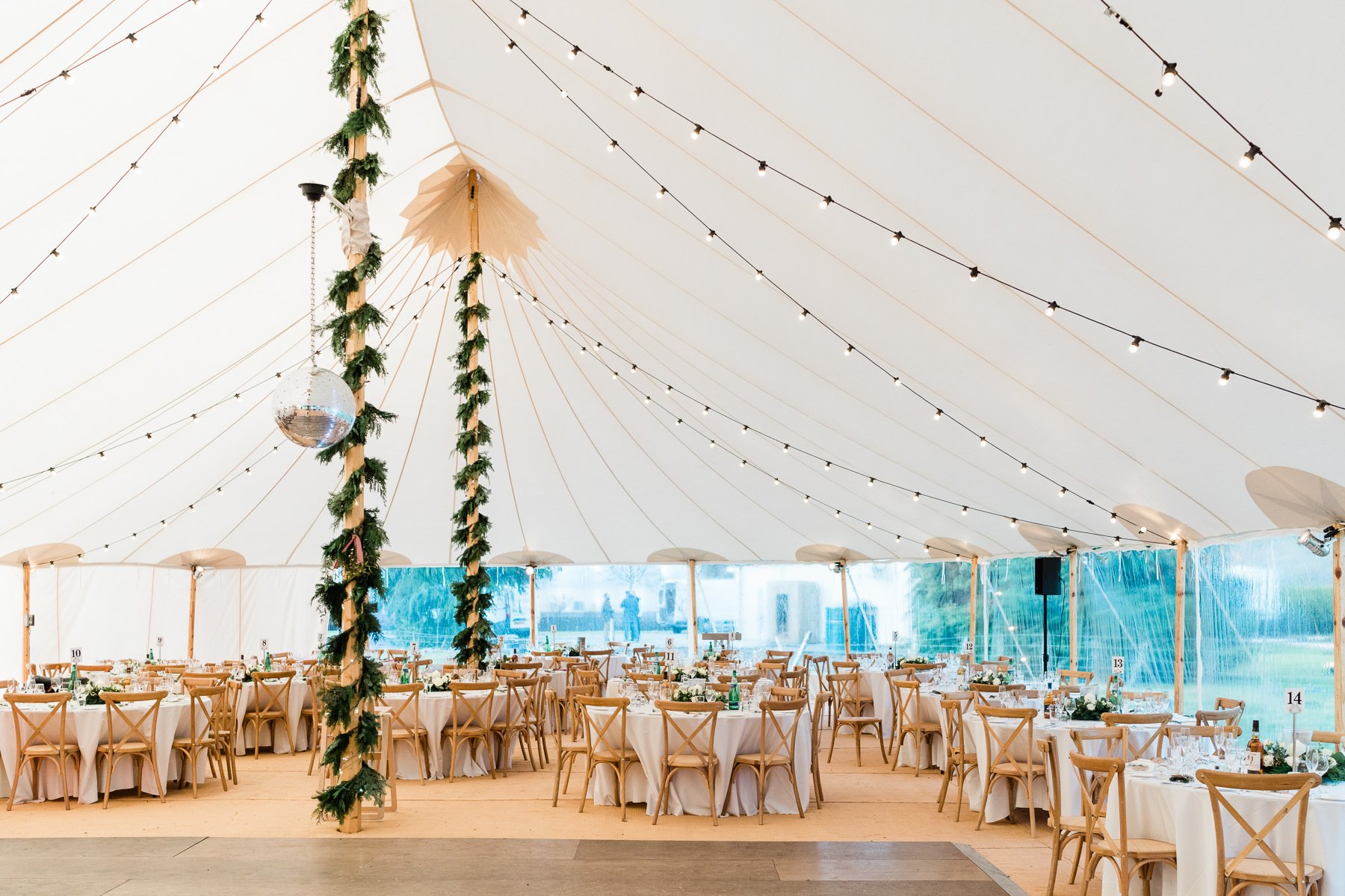 Gill & Alastair Beautiful PapaKåta Sperry Tent Wedding in Craigellachie, Moray, Scotland. Chris Henderson Photography; Gorgeous Sperry Interior