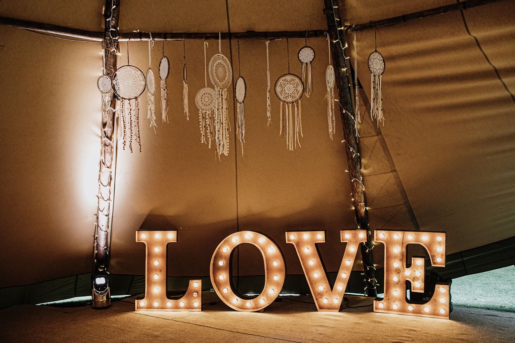Gem & James Beautiful PapaKåta Tipi Tent Wedding in Hertfordshire, Kat Hill Photography; Love Light Letters Gem & James Beautiful PapaKåta Tipi Tent Wedding in Hertfordshire, Kat Hill Photography; Love Light Letters
