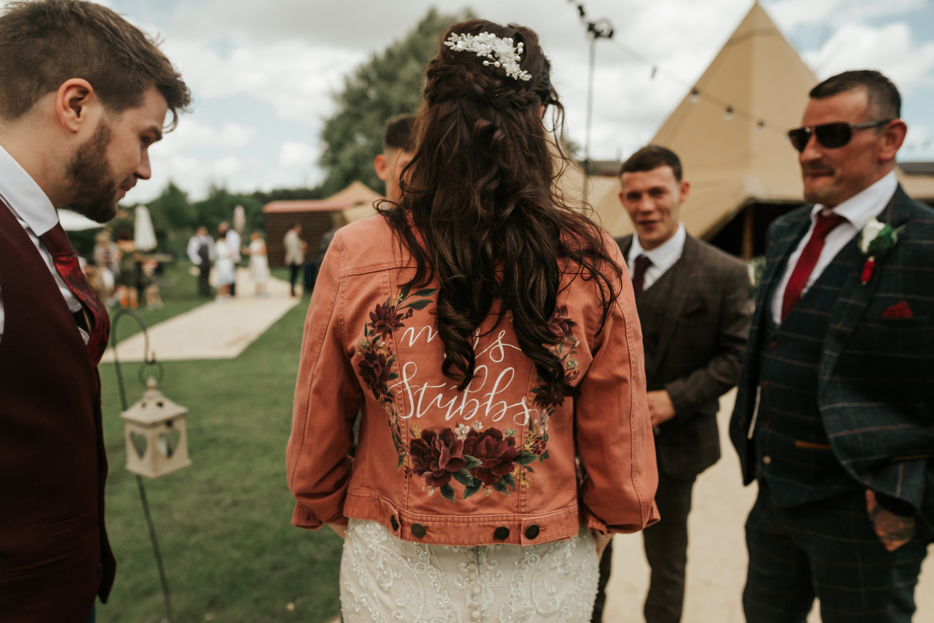 Leanne & Michael Gorgeous PapaKåta Tipi Tent Wedding in North Yorkshire, Photography by Charli; Beautiful Bridal Style