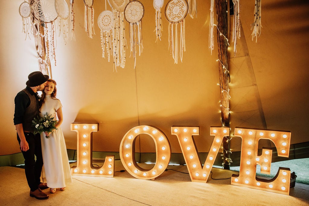 Gem & James Beautiful PapaKåta Tipi Tent Wedding in Hertfordshire, Kat Hill Photography; Bride & Groom Gem & James Beautiful PapaKåta Tipi Tent Wedding in Hertfordshire, Kat Hill Photography; Bride & Groom