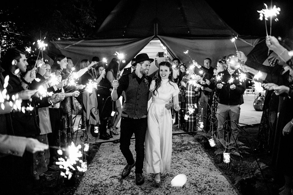Gem & James Beautiful PapaKåta Tipi Tent Wedding in Hertfordshire, Kat Hill Photography; Sparkler Send Off Gem & James Beautiful PapaKåta Tipi Tent Wedding in Hertfordshire, Kat Hill Photography; Sparkler Send Off