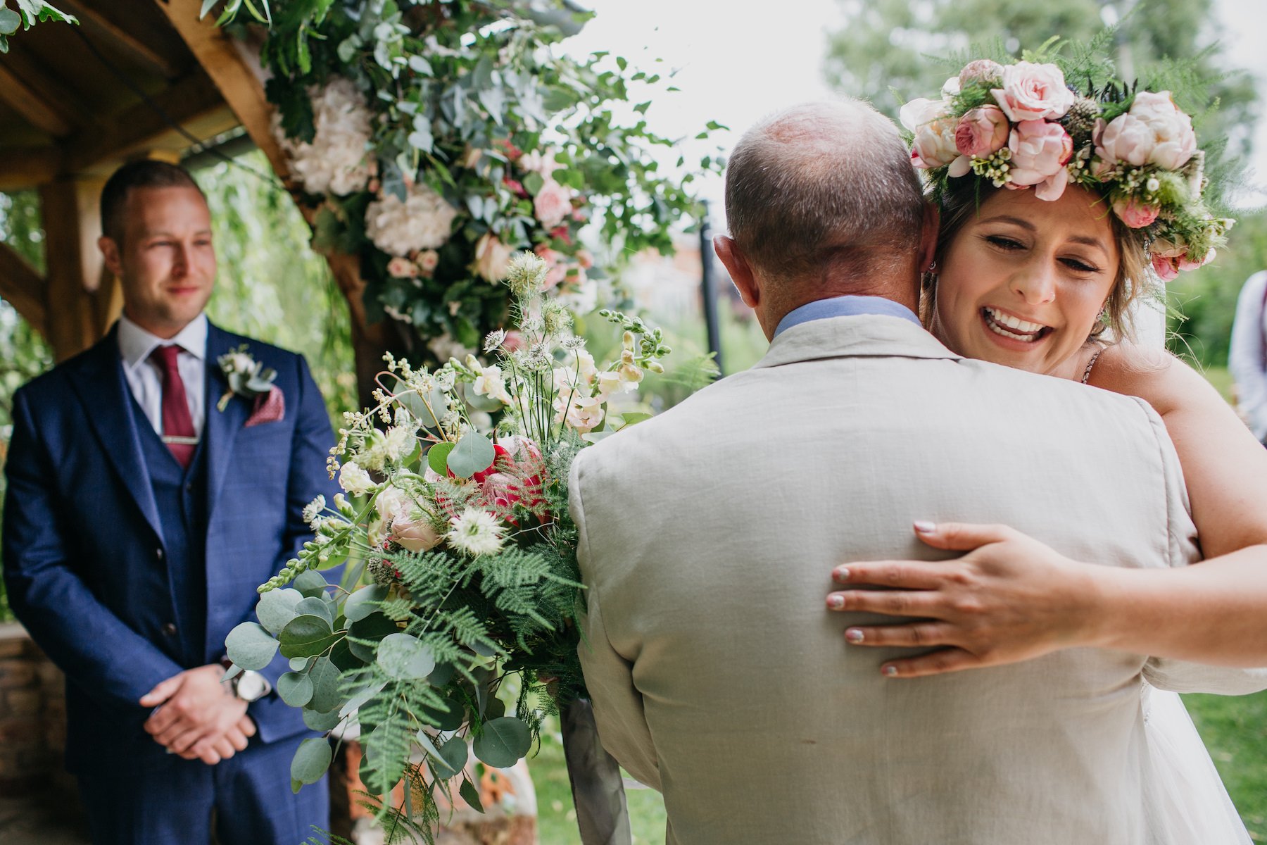 Alicia & Phil Gorgeous PapaKåta Tipi Tent Wedding in North Yorkshire. Photographed by John Hope Photography; Beautiful Bride