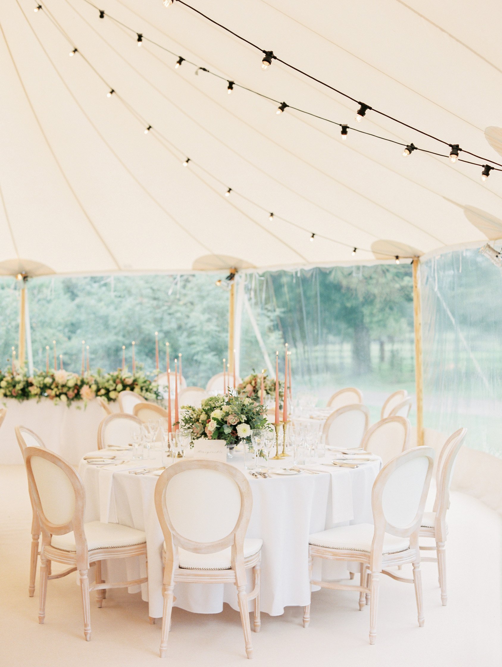 Jules & Shaun Beautiful PapaKåta Sperry Tent Wedding at Langar Hall. Photographed by Hannah Duffy Photography; Clear Side Walls 