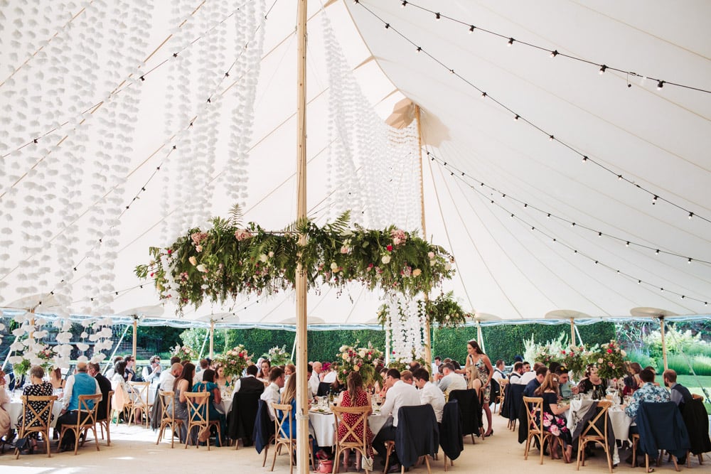 Ellie & Reuben Stunning PapaKåta Sperry Tent Wedding at Rudge Hall. Photographed by Fox Tail Photography; Interior Details