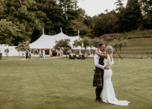 Laura & Robbie Stunning PapaKåta Sperry Tent Wedding at The Walled Garden at Strathtyrum, Scotland, Captured by Claire Fleck Photography; Beautiful Scottish Wedding